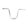 Fehling 1-1/4" apehanger chrome 40cm high - 08-23 H-D e-throttle with 1.25" I.D. risers (excl. 15-23 FLTR)