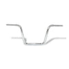 Fehling 1-1/4" apehanger chrome 30cm high - 08-23 H-D e-throttle with 1.25" I.D. risers (excl. 15-23 FLTR)