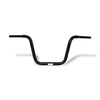 Fehling 1-1/4" apehanger black 30cm high - 08-23 H-D e-throttle with 1.25" I.D. risers (excl. 15-23 FLTR)