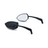 Kuryakyn, Phantom mirror set. Gloss black - All H-D models (XG Street models require adapters)