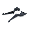 Kuryakyn ISO handlebar lever set - 14-16 Electra Glides, Street Glides; 15-16 Road Glides; 2014 FLHRSE CVO Road King(NU)
