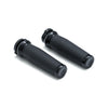 Kuryakyn, Thresher Grips. Satin black - 96-22 H-D with dual throttle cables (excl. Street) (NU)