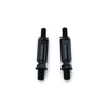 Kuryakyn, raised mirror mount adapters black - 14-20 Indian with Kuryakyn mirrors (excl. Scythe or Teardrop);   Most Honda, Kawa, Suzuki