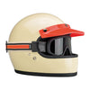 Biltwell Overland 2.0 Racer goggle black C/O - Most open face helmets and full face helmets without a visor