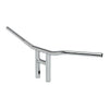 Biltwell Tyson XL handlebar 10" chrome - 82-22 H-D (excl. 08-22 e-throttle) with 3-1/2" mount bolt spacing (NU)