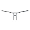 Biltwell Tyson XL handlebar 10" chrome - 82-22 H-D (excl. 08-22 e-throttle) with 3-1/2" mount bolt spacing (NU)