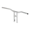 Biltwell Tyson XL handlebar 12" chrome - 82-22 H-D (excl. 08-22 e-throttle) with 3-1/2" mount bolt spacing (NU)