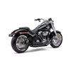 Cobra, Speedster 909 exhaust. Black - Softail: 18-20 FLFB/S Fatboy, FXBR/S Breakout; 19-20(NU)FXDR