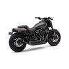 Cobra Speedster Shorts RPT exhaust. Black - 18-20 Softail FXFB/S Fat Bob
