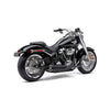 Cobra Speedster Shorts RPT exhaust. Black - 18-20 Softail FLFB/S Fat Boy, FXBR/S Breakout