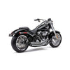 Cobra, Speedster SlashDown exhaust. Chrome - 18-20 Softail FLFB/S Fatboy, FXBR/S Breakout