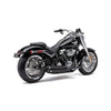 Cobra, Speedster SlashDown exhaust. Black - 18-20 Softail FLFB/S Fatboy, FXBR/S Breakout