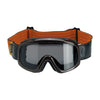 Biltwell Overland 2.0 Tri-Stripe goggle brown G/R/B - Most open face helmets and full face helmets without a visor