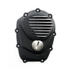 EMD, cam cover 'Ribbed'. Black Cut - 18-23 Softail; 17-23 Touring; 17-23 Trikes