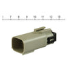 NAMZ, Molex MX-150 connector. Gray, receptacle, 8-pin - 07-23 various H-D