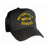 MCS Service Trucker cap black denim - One size fits most