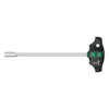 Wera T-handle nutspinner series 495 size 9 - Hex head bolts & nuts.