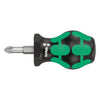Wera Stubby screwdriver series 355 PZ2 for Pozidriv screws - Pozidriv screws