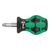 Wera Stubby screwdriver series 355 PZ3 for Pozidriv screws - Pozidriv screws