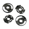 Biltwell Gen2 baseplate kit - black (pair) - Biltwell ECE 22.05 Gen2 Gringo S and Lane Splitter face shields