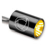 Kellermann, Atto® Integral turn signal. Black, clear lens -
