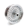 MCS Radial 48 fat spoke rear wheel 5.50 x 18 chrome - 02-07 Touring; 02-06 V-Rod (NU)