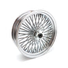 MCS Radial 48 fat spoke rear wheel 5.50 x 18 chrome - 02-07 Touring; 02-06 V-Rod (NU)