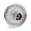 MCS Radial 48 fat spoke rear wheel 5.50 x 18 chrome - 08-23 Touring in custom applications only (see note)