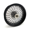 MCS Radial 48 fat spoke rear wheel 5.50 x 18 black - 08-23 Touring in custom applications only (see note)