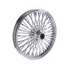 MCS Radial 48 fat spoke front wheel 2.15 x 19 SF chrome - 04-07 Dyna (excl. 04-05 FXDWG)