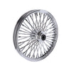 MCS Radial 48 fat spoke front wheel 2.15 x 19 SF chrome - 04-07 Dyna (excl. 04-05 FXDWG)
