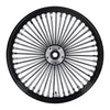 MCS Radial 48 fat spoke front wheel 2.15 x 19 SF black - 04-07 Dyna (excl 04-05 FXDWG)