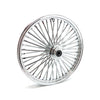 MCS Radial 48 fat spoke front wheel 2.15 x 21 SF chrome - 04-07 Dyna (excl. 04-05 FXDWG)