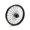 MCS Radial 48 fat spoke front wheel 2.15 x 21 SF black - 04-07 Dyna (excl. 04-05 FXDWG)