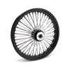 MCS Radial 48 fat spoke front wheel 3.50 x 23 SF black - 04-07 Dyna (excl. 04-05 FXDWG)