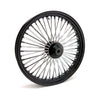 MCS Radial 48 fat spoke front wheel 3.50 x 23 SF black - 04-07 Dyna (excl. 04-05 FXDWG)