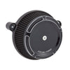 Arlen Ness, Stage 1 Big Sucker air cleaner kit. Bev. Black - 18-23 Softail; 17-23 Touring (excl. 2023 FLHXSE, FLTRXSE); 17-23 Trikes