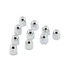 Colony, 1/4-20 acorn nuts chrome. Low Crown -