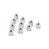 Colony, M10 x 1.25 acorn nuts, chrome. Low Crown -