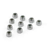 Colony 1/4-20 nylon insert lock nuts chrome -