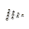 Colony M8 x 1.25 Nylon insert lock nuts. Chrome -
