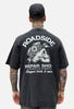 Faded shovel skull tee - oversized fit