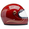 Biltwell Gringo S helmet Garnet Red Flames