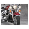 NC cast front fender tip set chrome - Honda: 02-07 VTX1800R/S Retro (Specs 1-2-3).