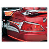 Kuryakyn trunk accent swoops chrome - 06-17 Honda GL1800 Gold Wing (excl F6B)  06-10 models use 8080677 for Plug and play; 12-17 use part 8082461 for Plug & Play