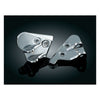 Kuryakyn Driver peg mounts chrome - Honda: 01-17 GL1800 Gold Wing & 13-16 F6B; 14-15 Valkyrie