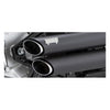 V&H Twin Slash staggered 2-2 exhaust, black - Suzuki: 05-09 VL800 Boulevard, C50, M50