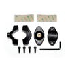 NC, 1-1/4" (31mm) Quickset handlebar mount kit. Black -
