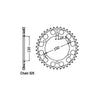 JT Rear Sprocket 300.39 - Yamaha: 96-00  TRX850