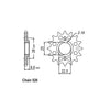 JT Front Sprocket 403.15 - BMW: 08-10  G450 X; 09  G450 X Street legal